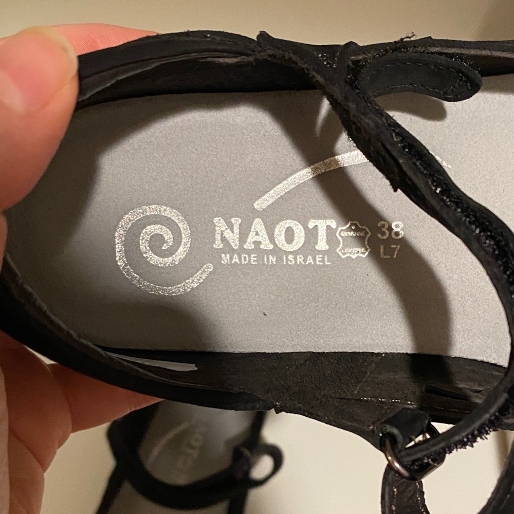 Naot Women’s Black Cutout Mary Jane Shoes - Picture 4 of 6